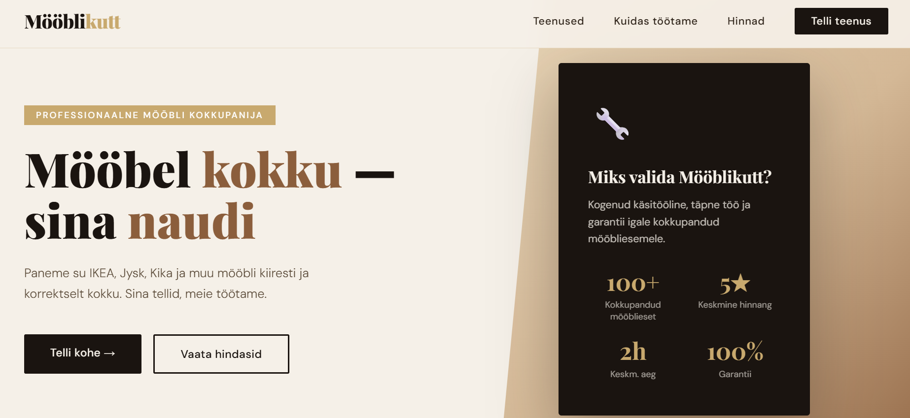 Mööblikutt